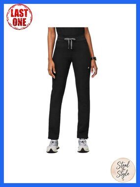 FIGS Yola High Waisted Skinny Scrub Pants Women 11 Pockets 4-Way Stretch Yoga